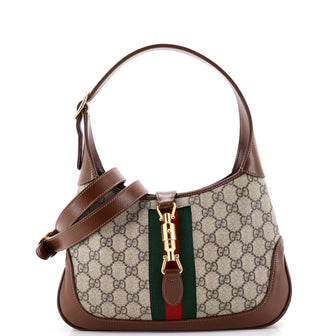 Gucci Jackie 1961 Hobo GG Coated Canvas Small