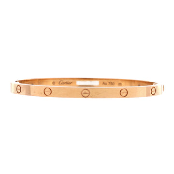 Cartier Love Bracelet 18K Rose Gold Small