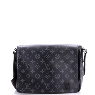 Louis Vuitton District Messenger Bag Monogram Eclipse Canvas PM