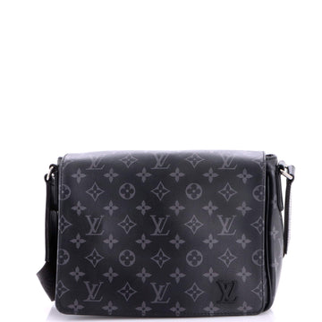 Louis Vuitton District Messenger Bag Monogram Eclipse Canvas PM