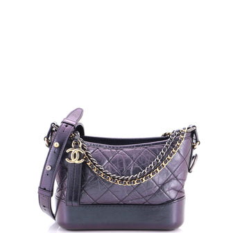 Chanel Gabrielle Hobo Quilted Aged Calfskin Small