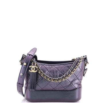 Chanel Gabrielle Hobo Quilted Aged Calfskin Small