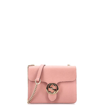 Gucci Interlocking Shoulder Bag Leather Small
