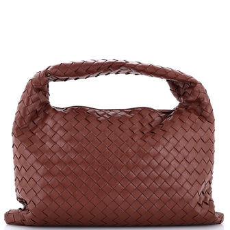 Bottega Veneta Hop Hobo Intrecciato Leather Large