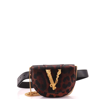 Versace Virtus Belt Bag Printed Fabric