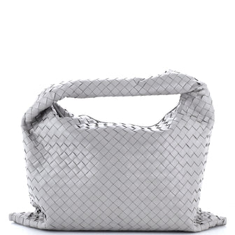 Bottega Veneta Hop Hobo Intrecciato Leather Large