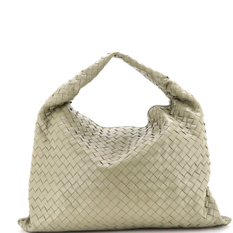 Bottega Veneta Hop Hobo Intrecciato Leather Large