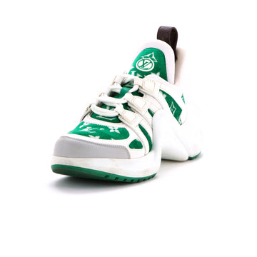 Louis Vuitton Women's LV Archlight Sneakers LV Match Jacquard Velvet Monogram and Leather