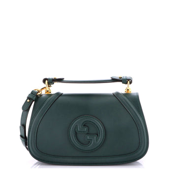 Gucci Blondie NM Top Handle Bag Canvas with Leather Medium