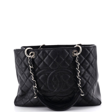 Chanel Grand Shopping Tote Quilted Caviar