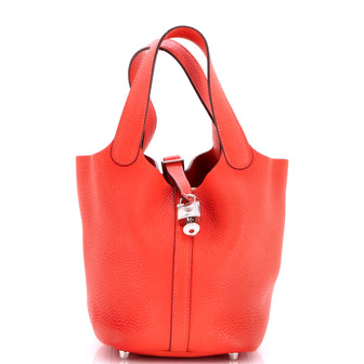 Hermes Picotin Lock Bag Clemence PM