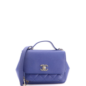 Chanel Business Affinity Flap Bag Quilted Caviar Mini