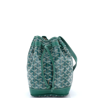 Goyard Petit Flot Bucket Bag Coated Canvas PM