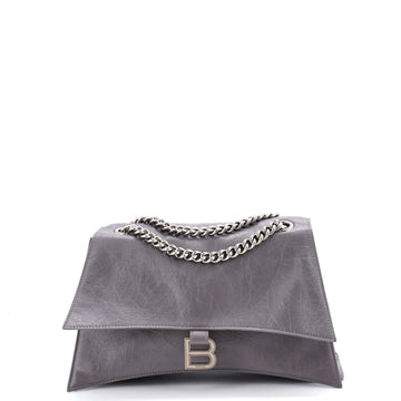 Balenciaga Crush Chain Flap Bag Leather Medium