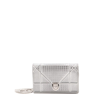 Christian Dior Diorama Wallet on Chain Cannage Embossed Calfskin