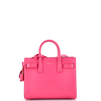 Saint Laurent Sac de Jour Bag Leather Nano