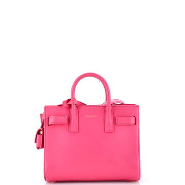 Saint Laurent Sac de Jour Bag Leather Nano