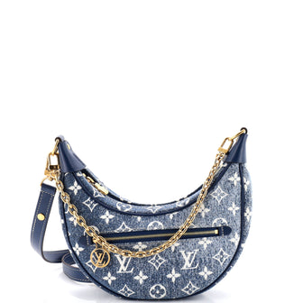 Louis Vuitton Loop Handbag Monogram Jacquard Denim