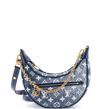 Louis Vuitton Loop Handbag Monogram Jacquard Denim