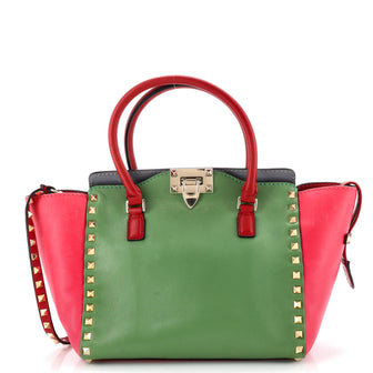 Valentino Garavani Rockstud Tote Rigid Leather Small