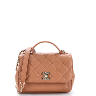 Chanel Business Affinity Flap Bag Quilted Caviar Mini