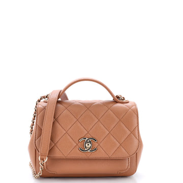 Chanel Business Affinity Flap Bag Quilted Caviar Mini