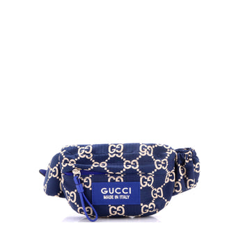 Gucci Ripstop Belt Bag GG Nylon and Leather