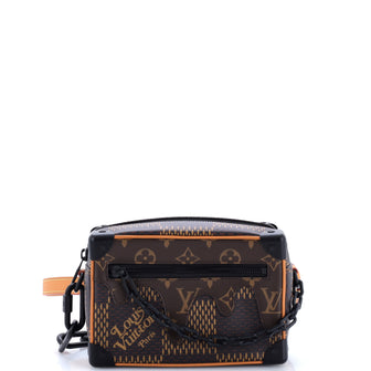 Louis Vuitton Nigo Soft Trunk Bag Limited Edition Giant Damier and Monogram Canvas Mini