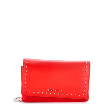 Givenchy Pandora Chain Wallet Studded Leather