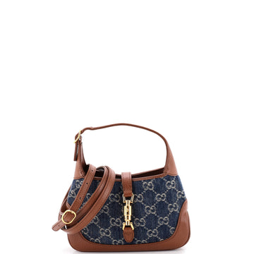 Gucci Jackie 1961 Hobo GG Denim Mini