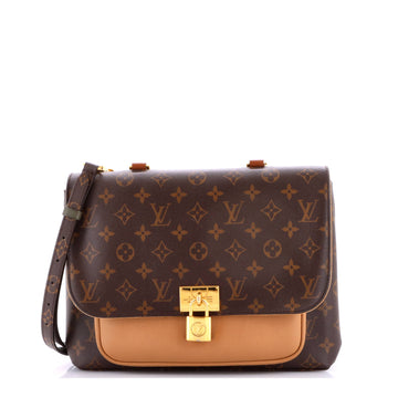 Louis Vuitton Marignan Handbag Monogram Canvas with Leather