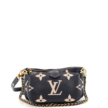 Louis Vuitton Multi Pochette Accessoires Bicolor Monogram Empreinte Giant