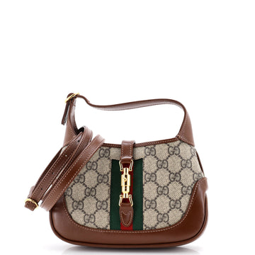 Gucci Jackie 1961 Hobo GG Coated Canvas Mini