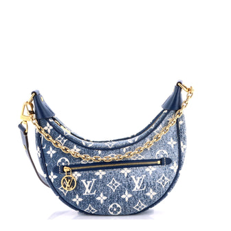 Louis Vuitton Loop Handbag Monogram Jacquard Denim