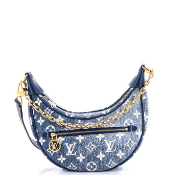 Louis Vuitton Loop Handbag Monogram Jacquard Denim