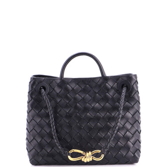 Bottega Veneta Andiamo Top Handle Bag Intrecciato Nappa Small