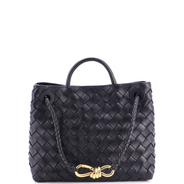Bottega Veneta Andiamo Top Handle Bag Intrecciato Nappa Small
