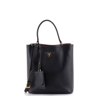 Prada Panier Bucket Bag Saffiano Leather Medium