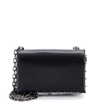 Christian Louboutin Spiky Flap Chain Crossbody Bag Spiked Leather