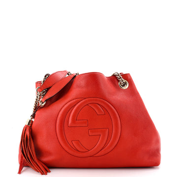 Gucci Soho Chain Strap Shoulder Bag Leather Medium