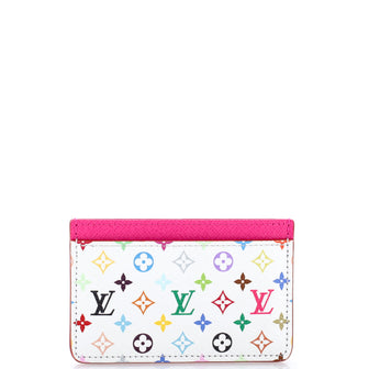Louis Vuitton x Takashi Murakami Card Holder Monogram Multicolor with Leather