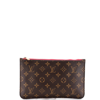 Louis Vuitton Neverfull Pochette Monogram Canvas Large