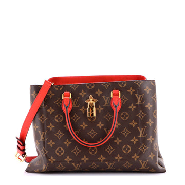 Louis Vuitton Flower Tote Monogram Canvas with Leather