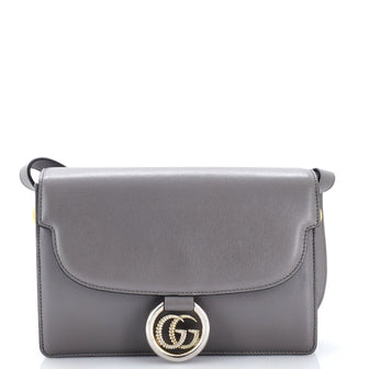Gucci GG Ring Shoulder Bag Leather Small