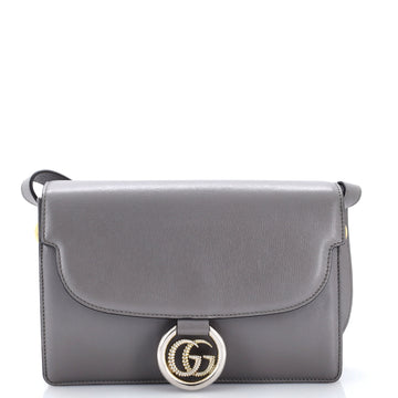 Gucci GG Ring Shoulder Bag Leather Small