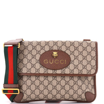 Gucci Neo Vintage Flap Messenger GG Coated Canvas Medium