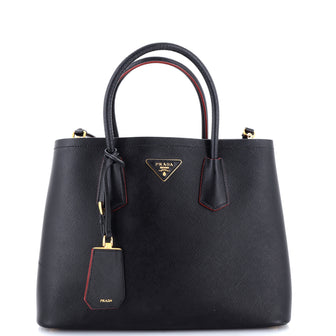 Prada Cuir Double Tote Saffiano Leather Medium