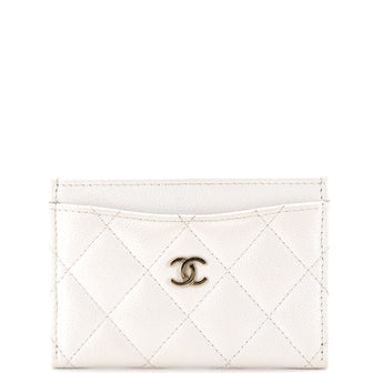 Chanel Classic Card Holder Quilted Caviar