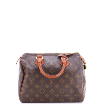 Louis Vuitton Speedy Handbag Monogram Canvas 25