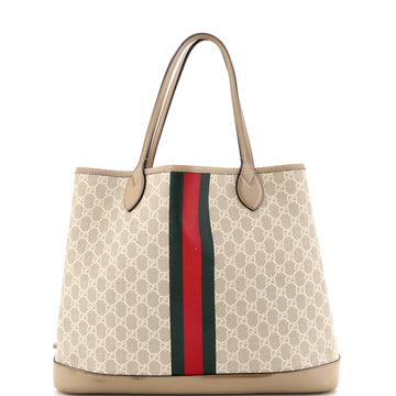 Gucci Ophidia Open Shopping Tote GG Coated Canvas Large